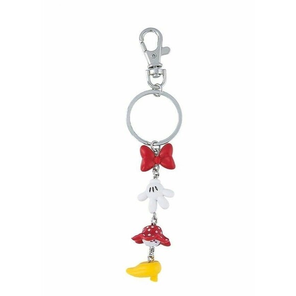 Disney Parks Accessories - Disney Parks Minnie Mouse Keychain Dangle Bow Glove Body Shoe Parts NWT